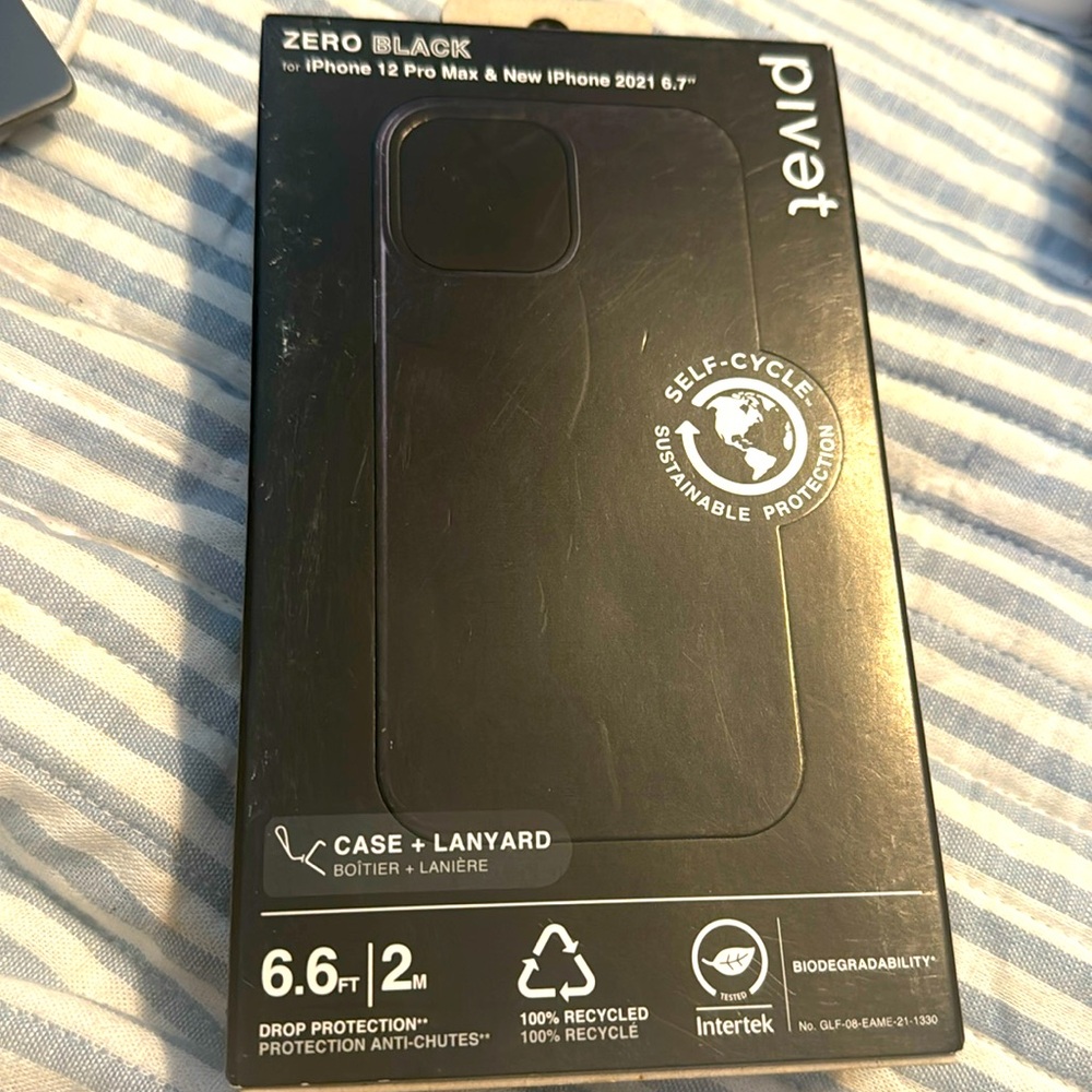 Zero black iPhone case